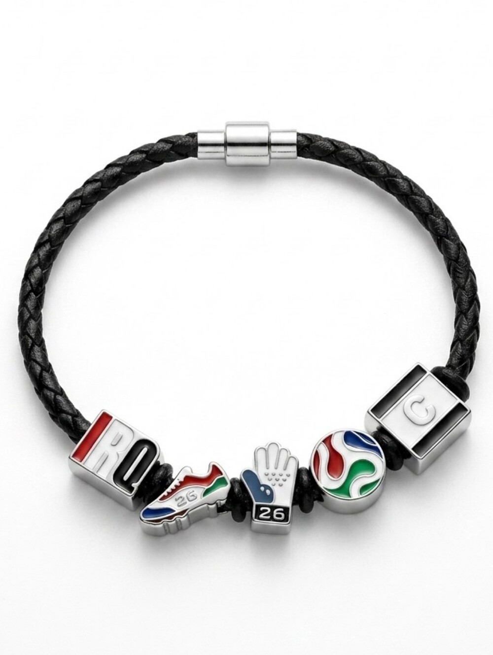 2026 FIFA World Cup Bank of America Iraq Fan Band Charm Bracelet Size Small